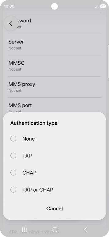 Press PAP. Press PAP.