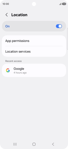 Press App permissions. Press App permissions.