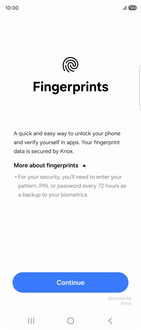 Press Continue. Press Continue.