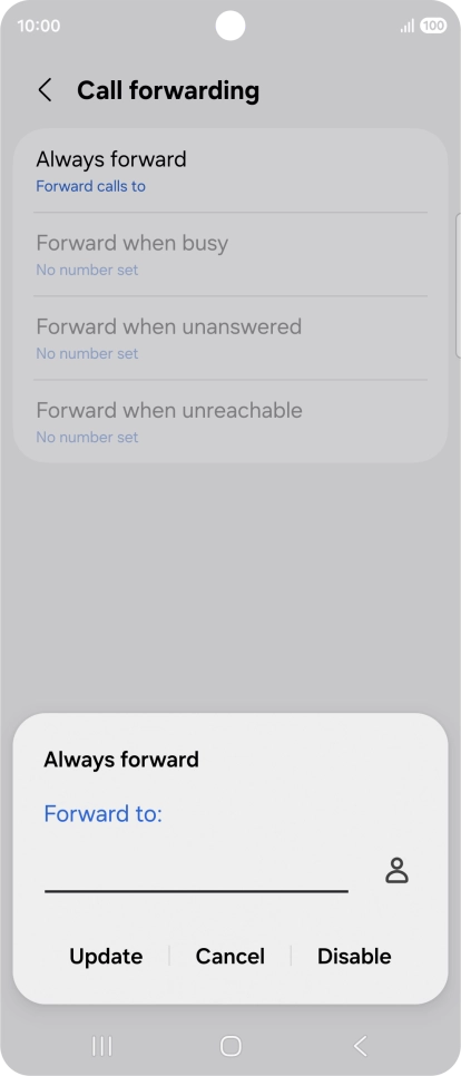 Press Disable. Press Disable.