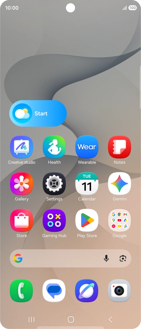 Slide your finger downwards starting from the top right side of the screen. Slide your finger downwards starting from the top right side of the screen.