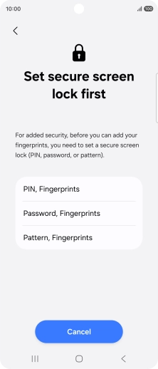 Press the required phone lock code and follow the instructions on the screen to create an additional phone lock code. Press the required phone lock code and follow the instructions on the screen to create an additional phone lock code.