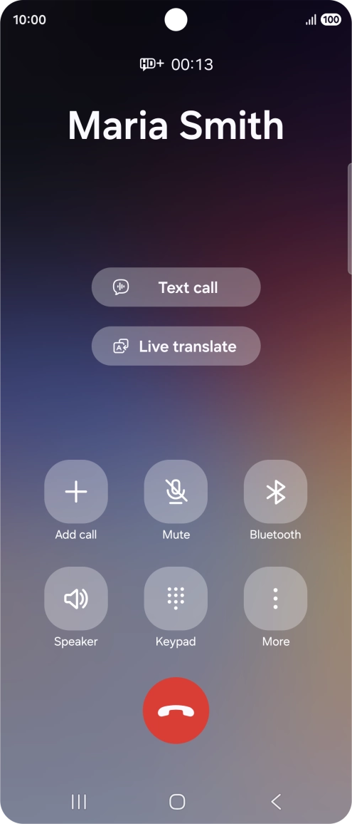 Press Live translate. Press Live translate.