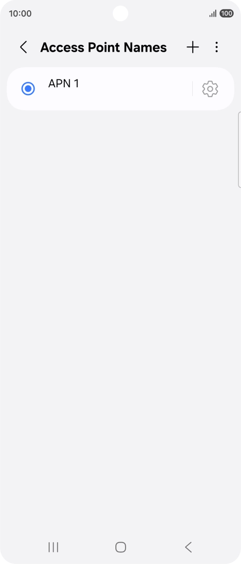 Press the add icon. Press the add icon.