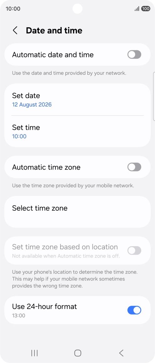 Press the indicator next to Press the indicator next to