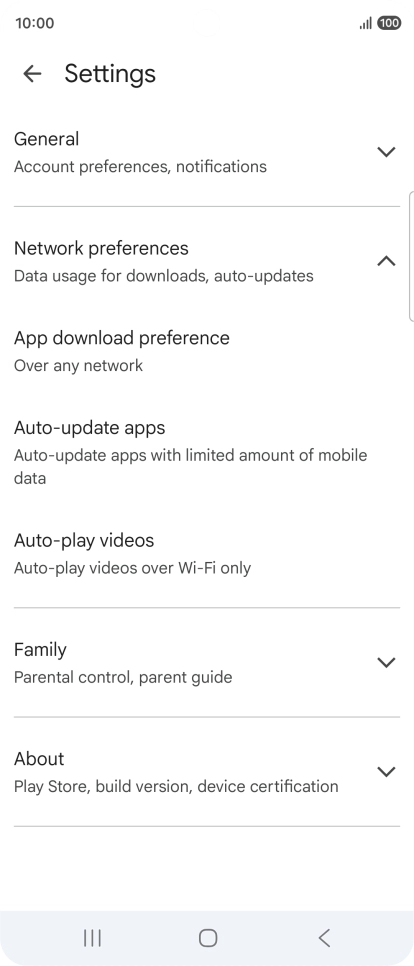 Press Auto-update apps. Press Auto-update apps.