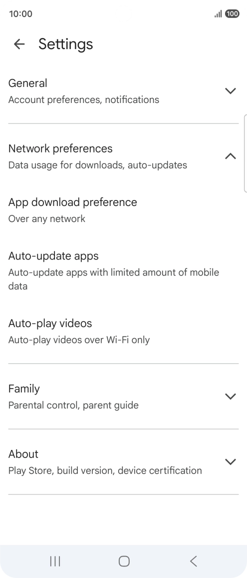 Press Auto-update apps. Press Auto-update apps.