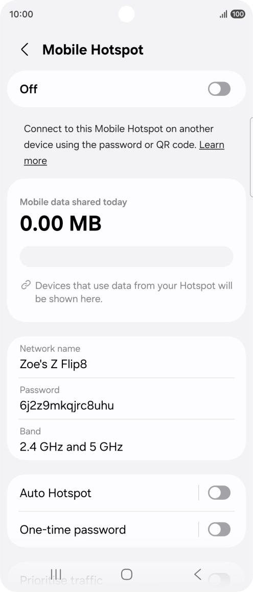 Press Network name. Press Network name.