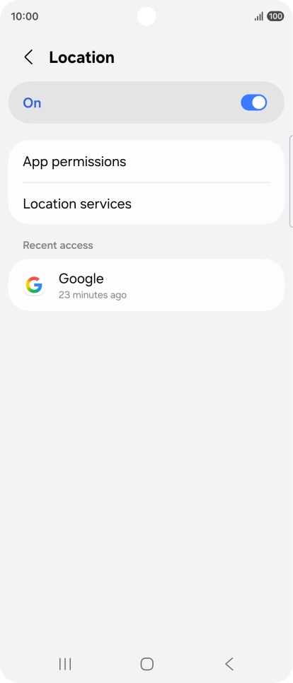 Press App permissions. Press App permissions.