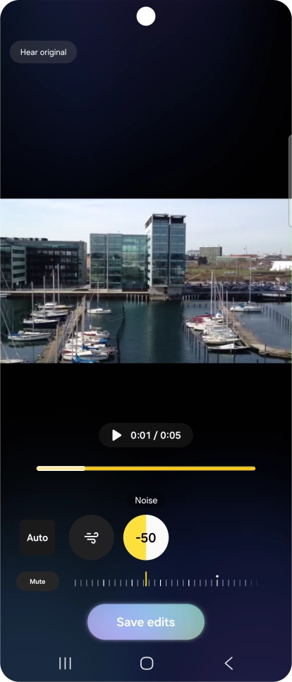 Press Mute to completely remove the selected audio type from the video. Press Mute to completely remove the selected audio type from the video.