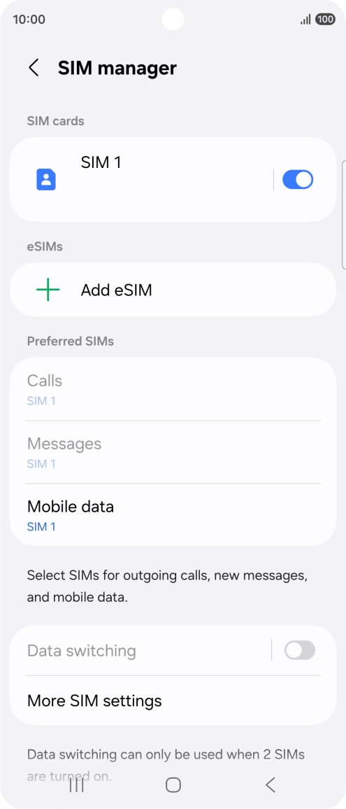 Press Add eSIM. Press Add eSIM.