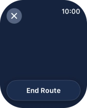Press End Route. Press End Route.