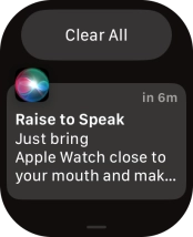 Press the required notification to open it. Press the required notification to open it.