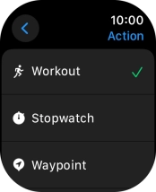 Press the required setting. Press the required setting.
