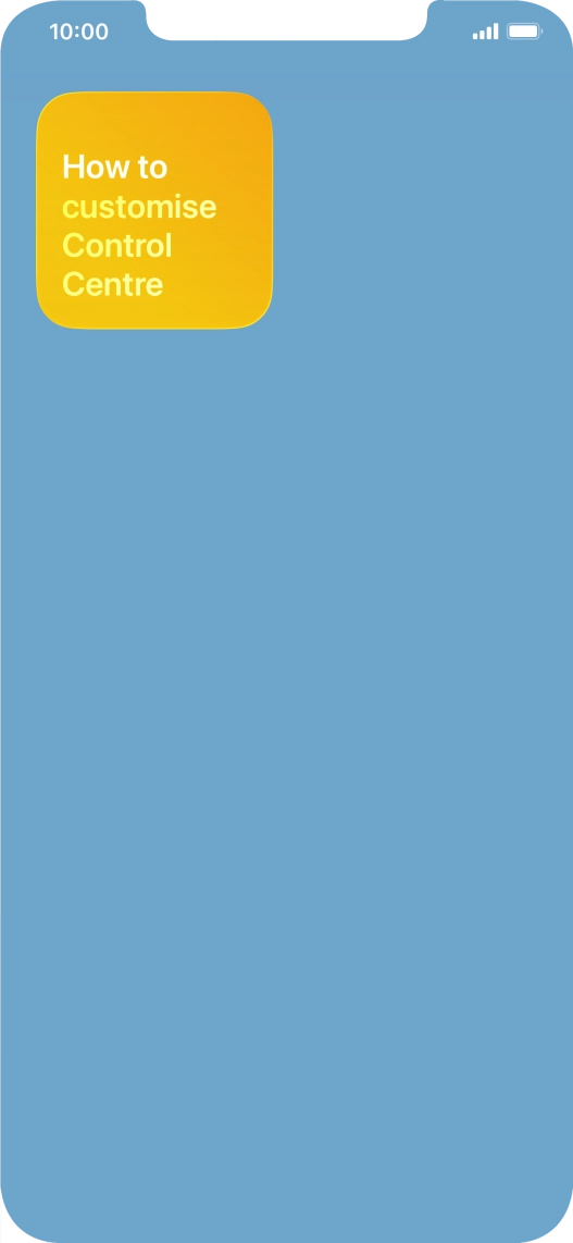 Press and hold the required Widget Stack. Press and hold the required Widget Stack.