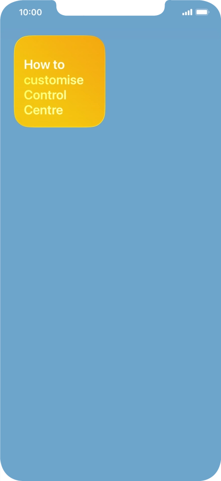 Press and hold the required Widget Stack. Press and hold the required Widget Stack.