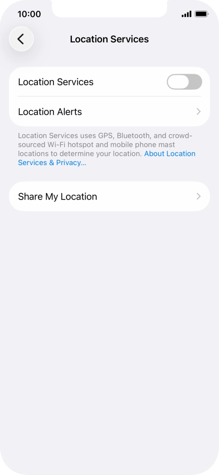Press the indicator next to Press the indicator next to