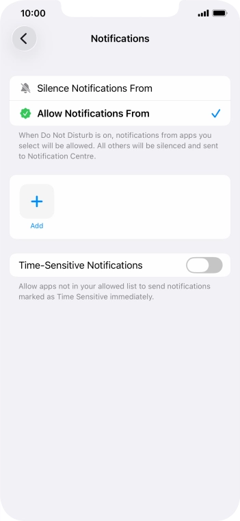 Press the indicator next to Press the indicator next to