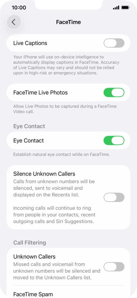 Press the indicator next to Press the indicator next to