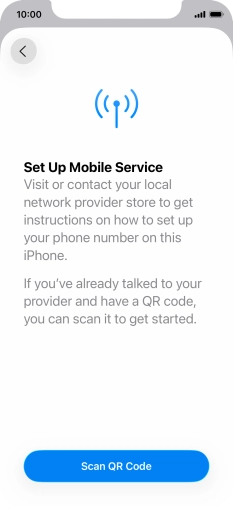 Press Scan QR Code. Press Scan QR Code.