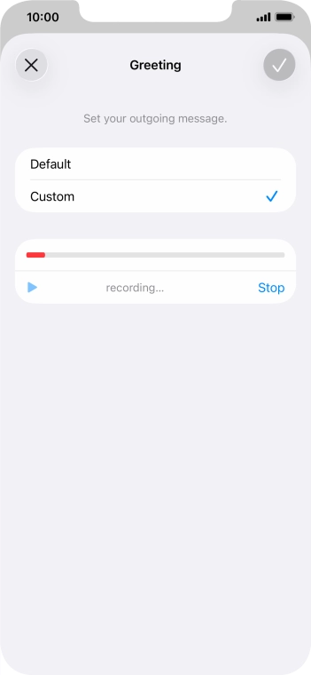 Press Stop to stop recording. Press Stop to stop recording.