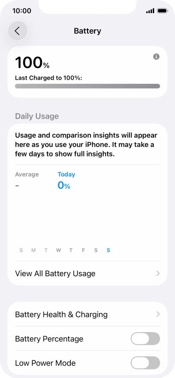 Press Battery Health & Charging. Press Battery Health & Charging.