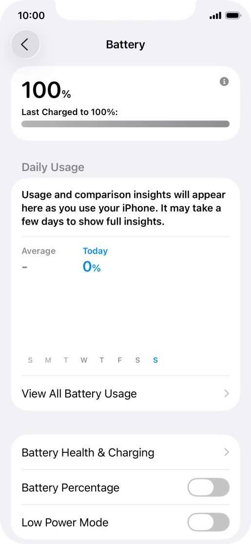 Press Battery Health & Charging. Press Battery Health & Charging.