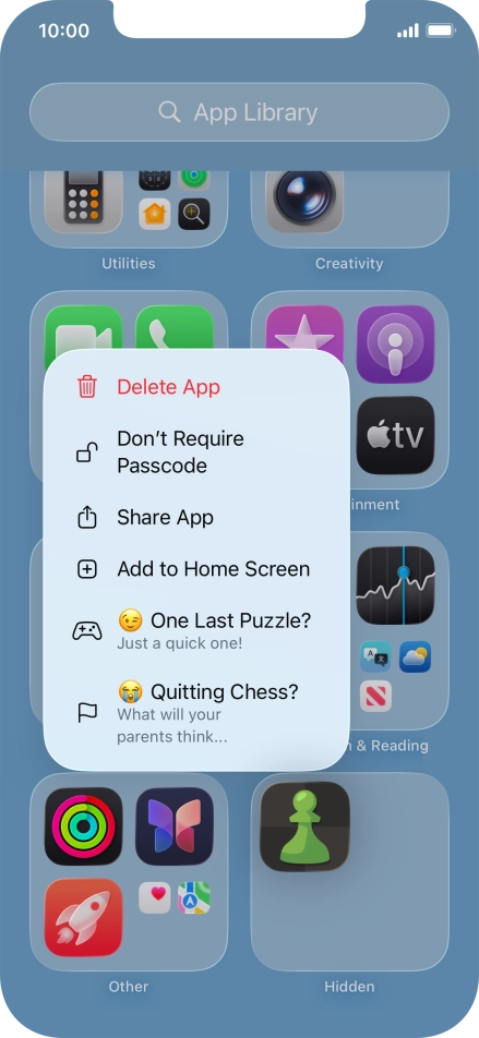 Press Don't Require Passcode. Press Don't Require Passcode.