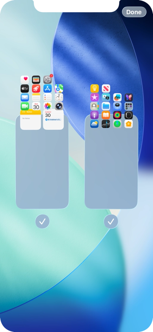 Press Done. Press Done.