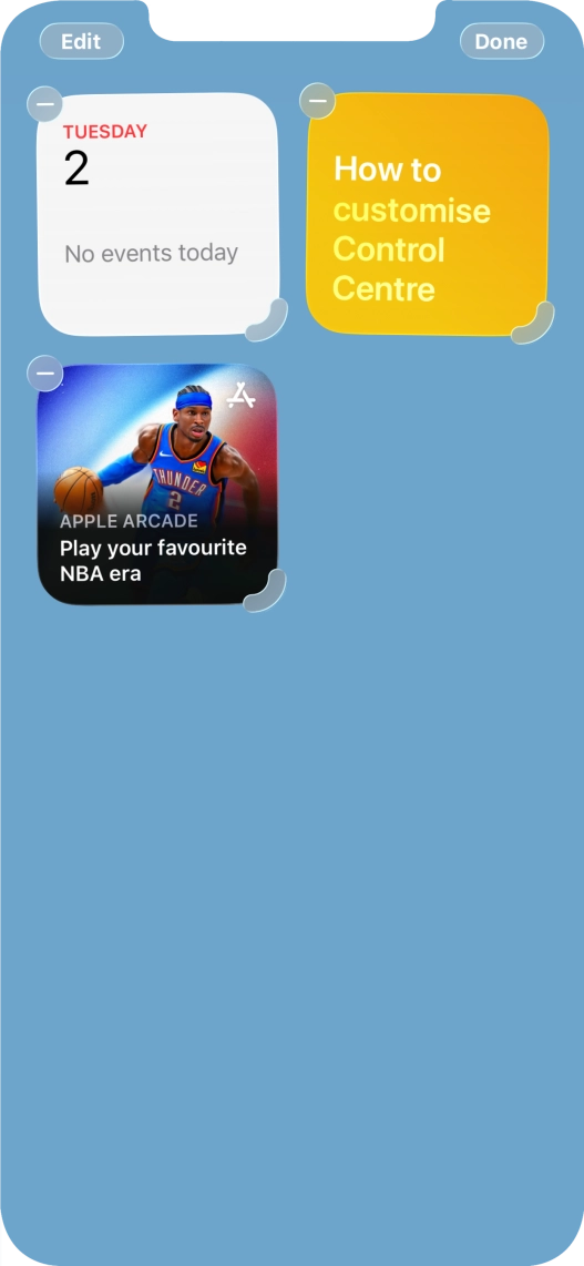 Press Done. Press Done.