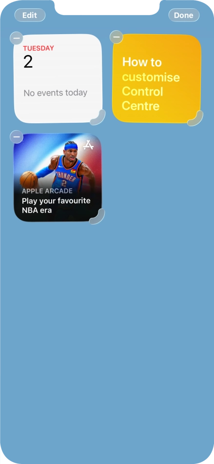 Press Done. Press Done.