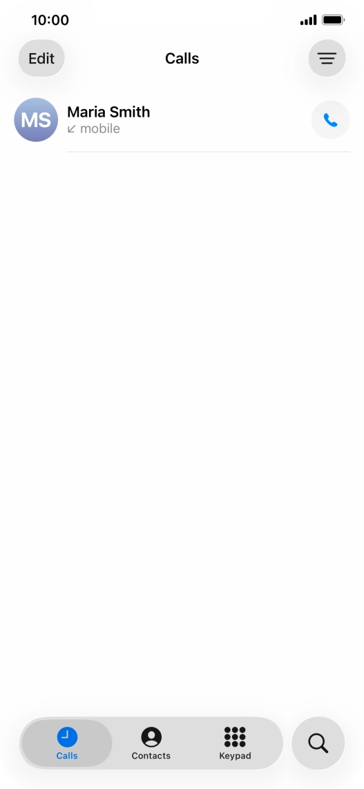 Press the menu icon. Press the menu icon.