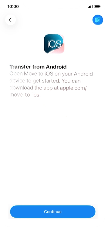 To transfer content to your phone, you need to install the app To transfer content to your phone, you need to install the app