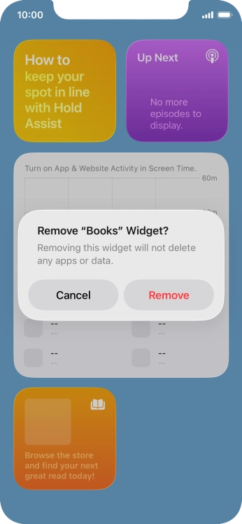 Press Remove. Press Remove.