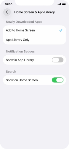 To add new downloaded apps to both the home screen and App Library, press Add to Home Screen. To add new downloaded apps to both the home screen and App Library, press Add to Home Screen.