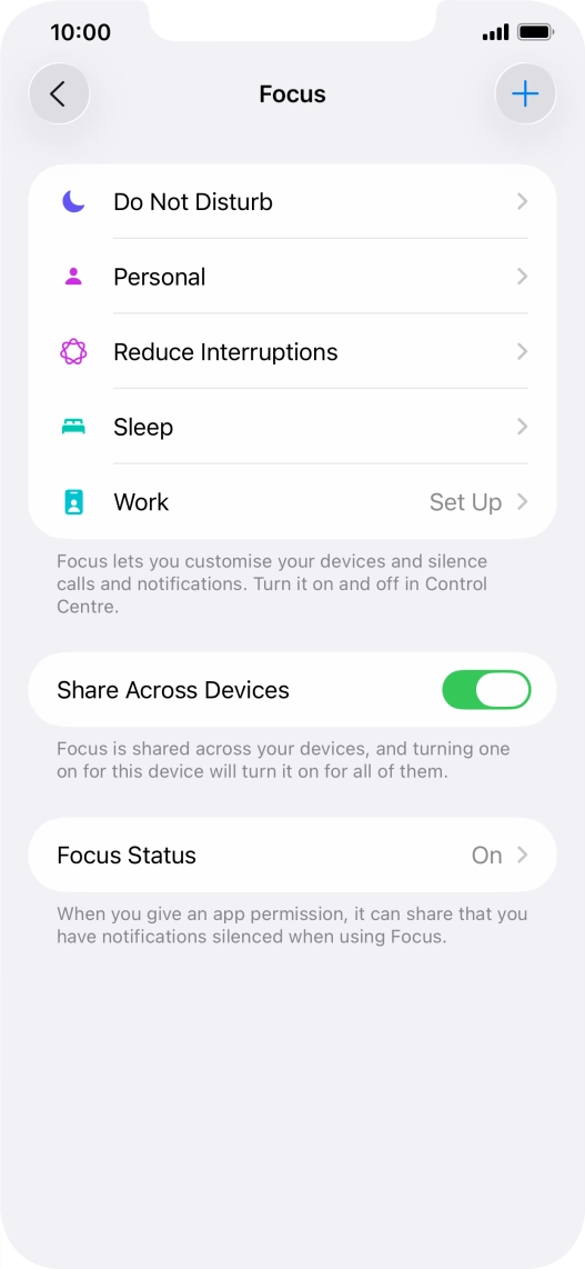 Press Do Not Disturb. Press Do Not Disturb.