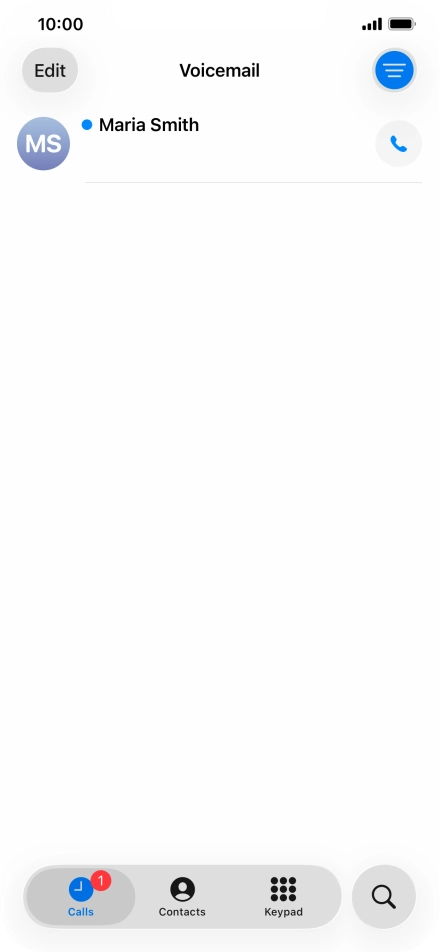 Press the required message. Press the required message.