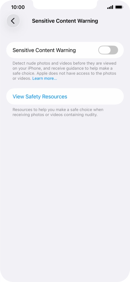 Press the indicator next to Press the indicator next to