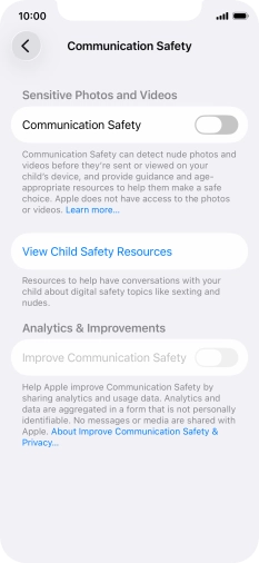 Press the indicator next to Press the indicator next to