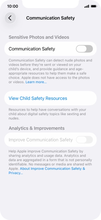 Press the indicator next to Press the indicator next to