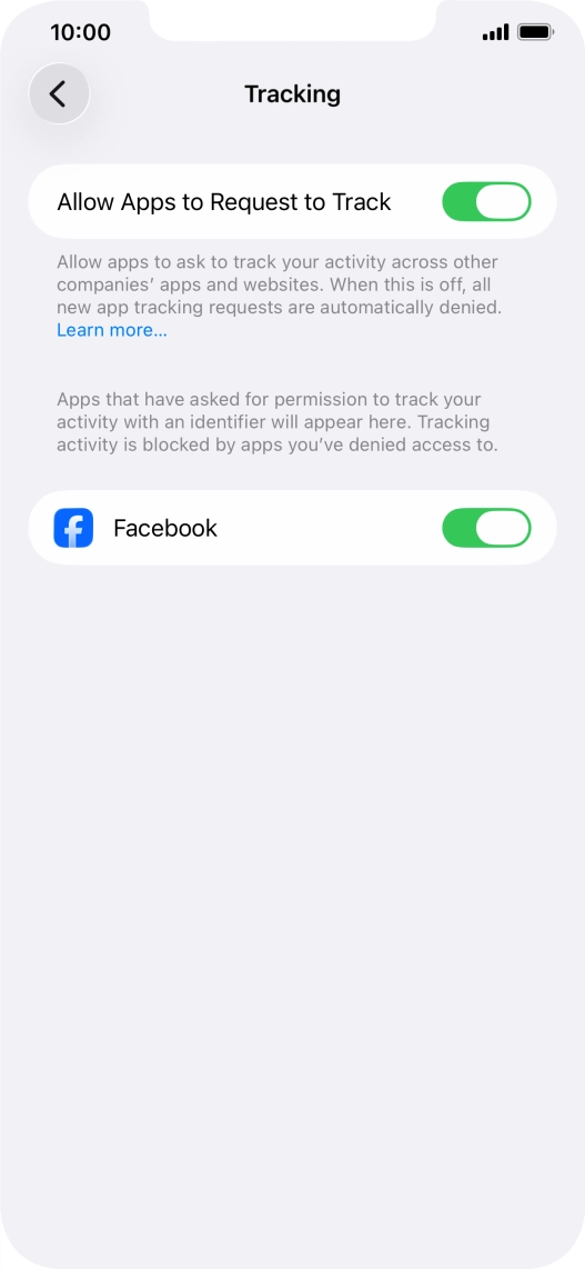 Press the indicator next to Press the indicator next to