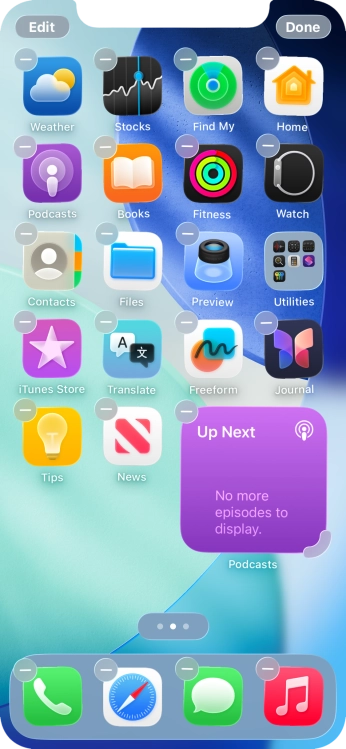 Press Done. Press Done.