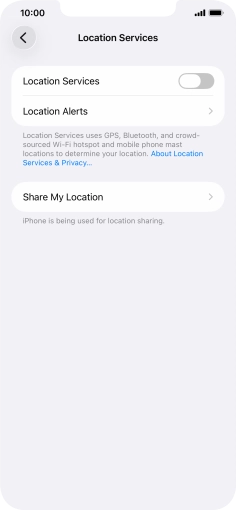 Press the indicator next to Press the indicator next to