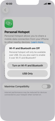 If Wi-Fi is turned off, press Turn on Wi-Fi and Bluetooth. If Wi-Fi is turned off, press Turn on Wi-Fi and Bluetooth.