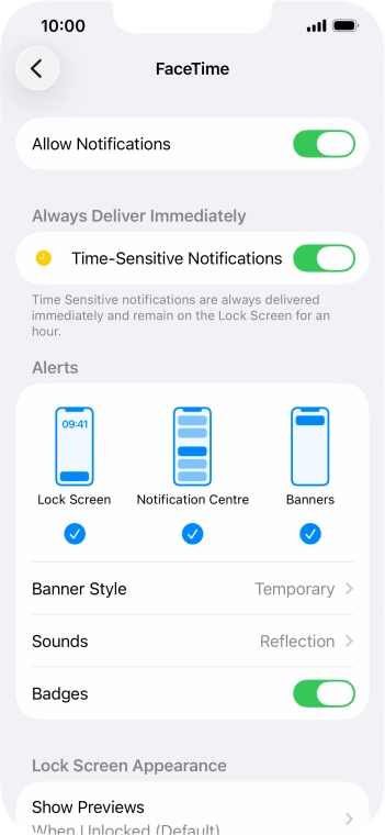 Press the indicator next to Press the indicator next to