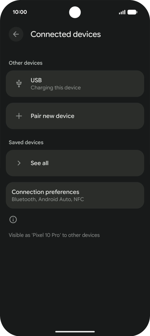 Press Pair new device. Press Pair new device.