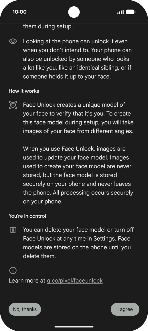 Press No, thanks. Press No, thanks.