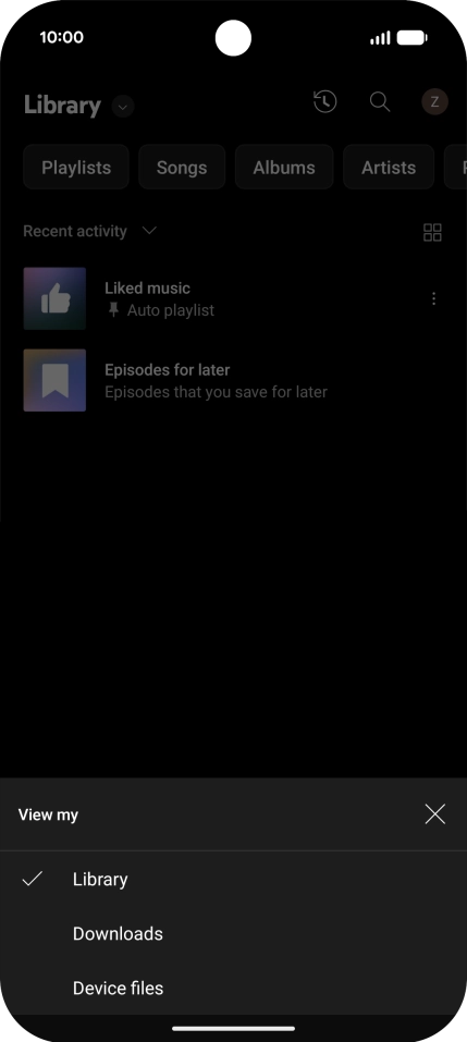 Press the required category and go to the required audio file. Press the required category and go to the required audio file.