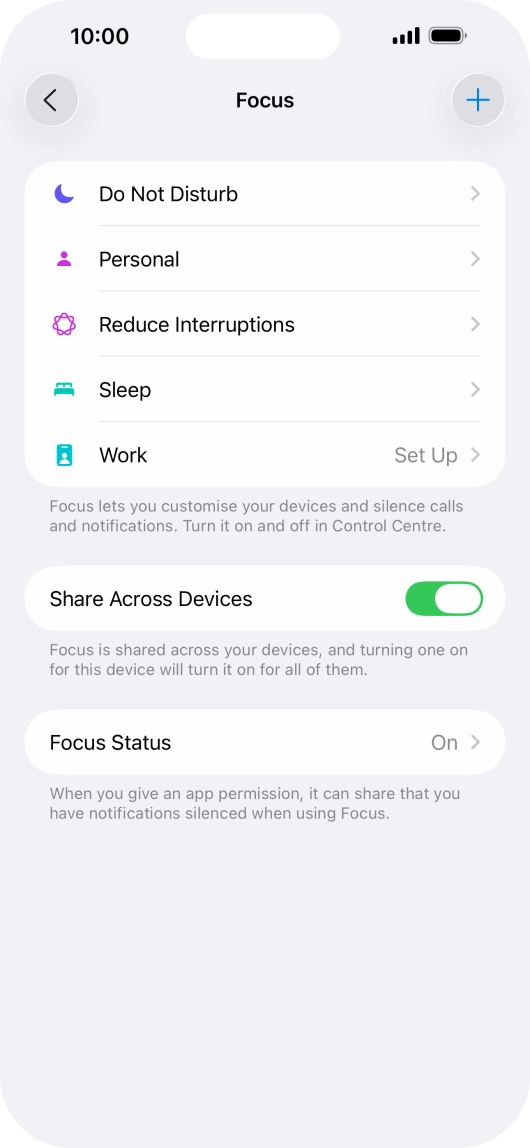 Press Do Not Disturb. Press Do Not Disturb.