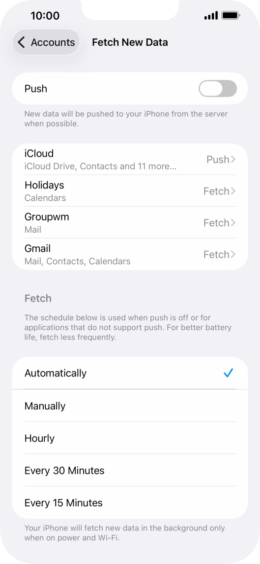 If you turn off the function, press the required setting. If you turn off the function, press the required setting.